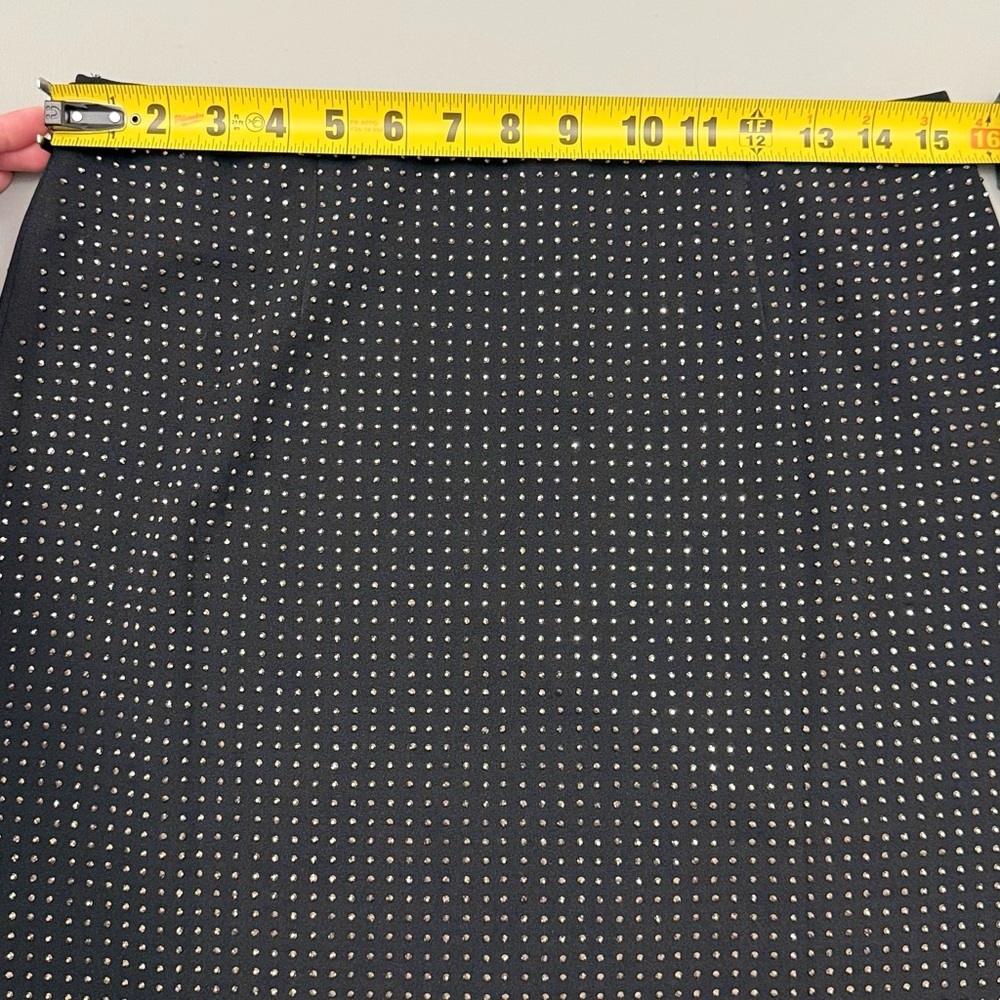 She + Sky Black Studded Pencil Skirt Size L - Picture 6 of 9